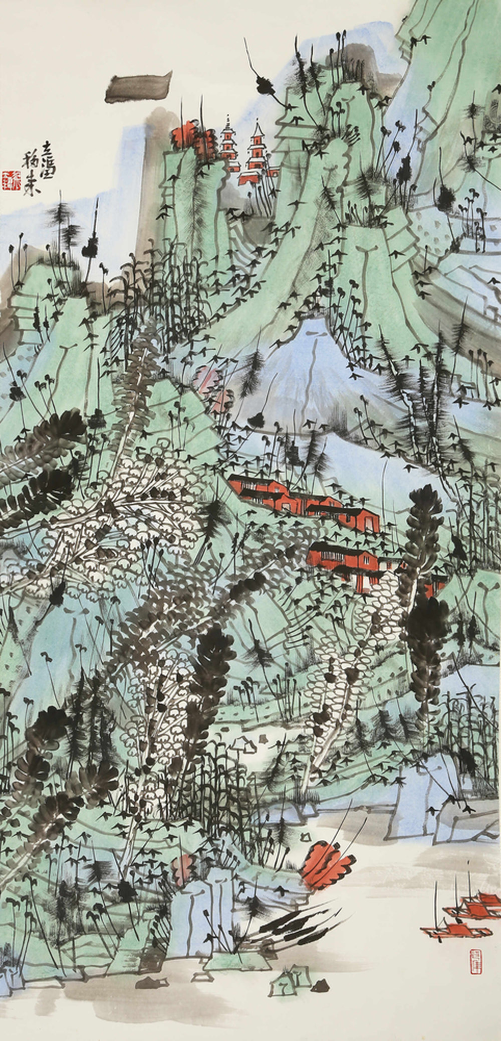 ”九九重阳 翰墨丹青“第四届中国老年书画展特约作品集