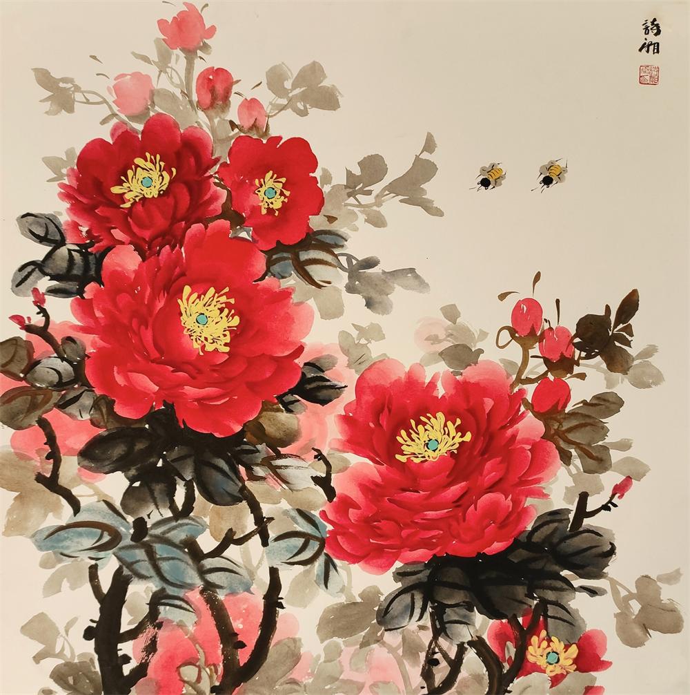 丹青绘吉意:画家诗湘作品的意象之美与文化传承-艺众网 丹青绘吉意:画家诗湘作品的意象之美与文化传承