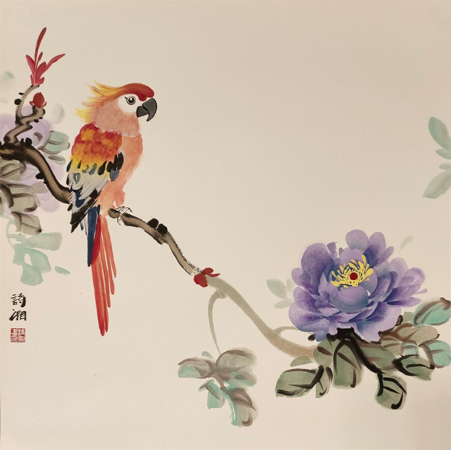 丹青绘吉意:画家诗湘作品的意象之美与文化传承-艺众网 丹青绘吉意:画家诗湘作品的意象之美与文化传承