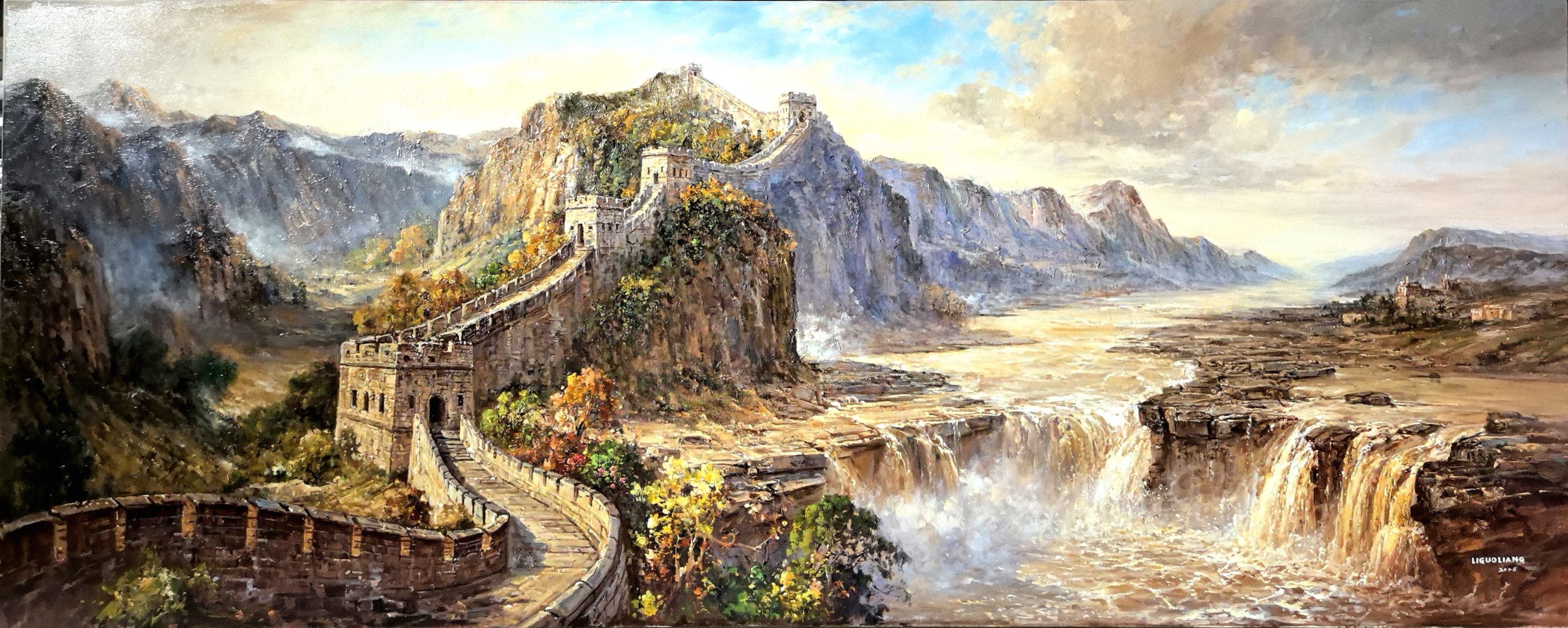 山河同脉——李国良“长城·黄河”油画新作论