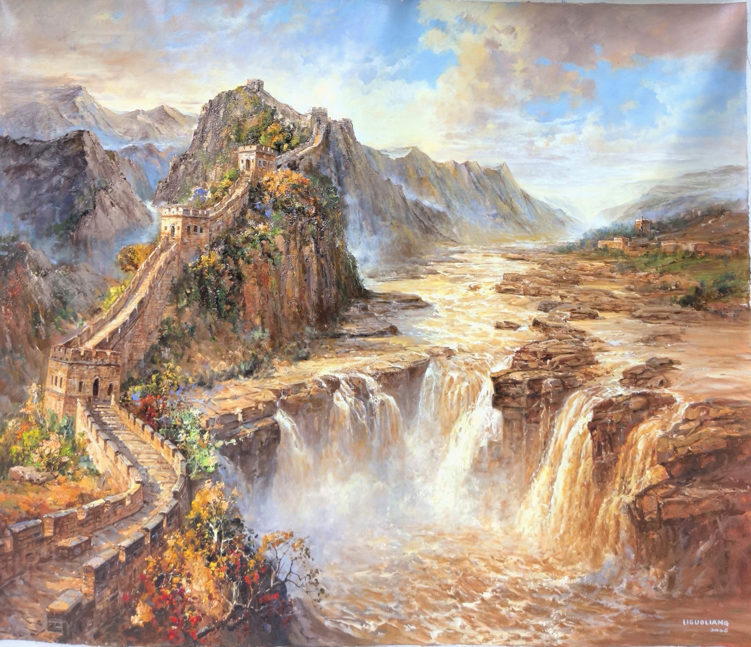 山河同脉——李国良“长城·黄河”油画新作论