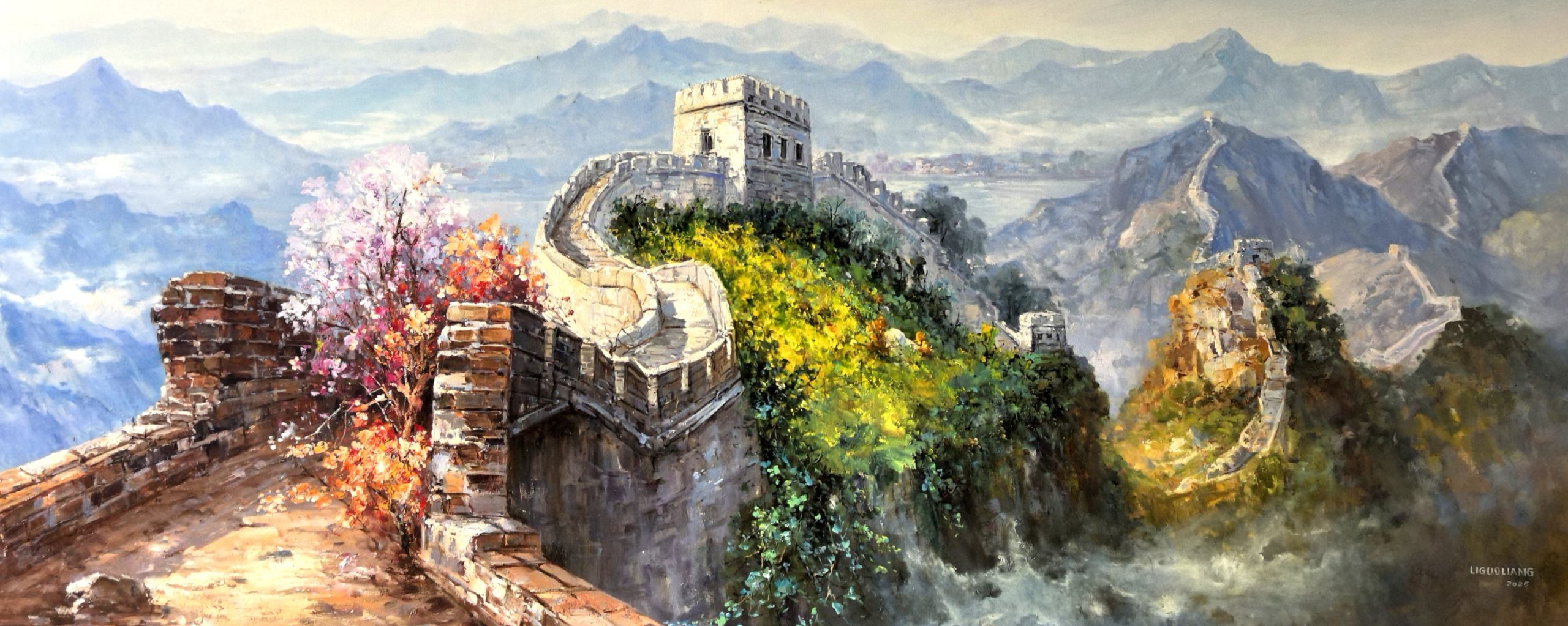 山河同脉——李国良“长城·黄河”油画新作论