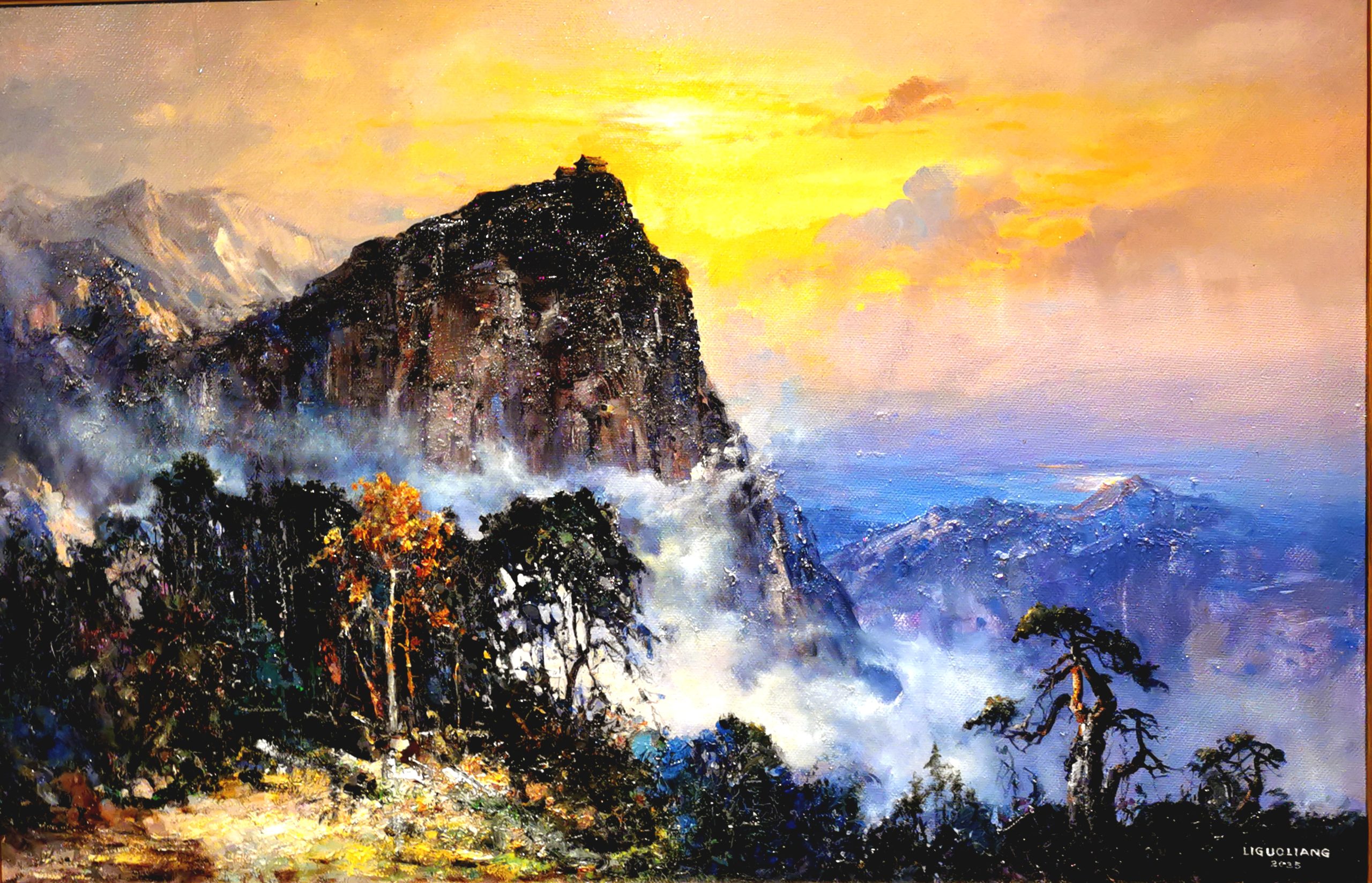 山河同脉——李国良“长城·黄河”油画新作论